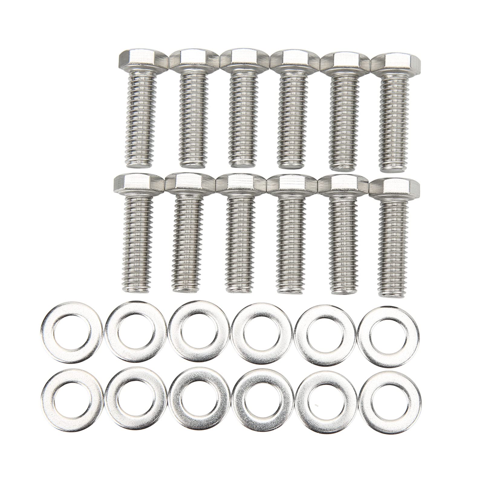 Kit bulloni esagonali motore in acciaio inossidabile 211 pezzi Elementi di fissaggio ad alta resistenza e lunga durata per motori a blocchi piccoli 265 283 305 327 350 400