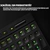 Corsair K100 AIR Wireless RGB Ultra Thin Mechanical Gaming Keyboard - Cherry MX Low Profile Tactile Switches - Low Latency Bluetooth - iCUE Compatible - PC Mac PS5 PS4 Xbox - QWERTY UK - Black