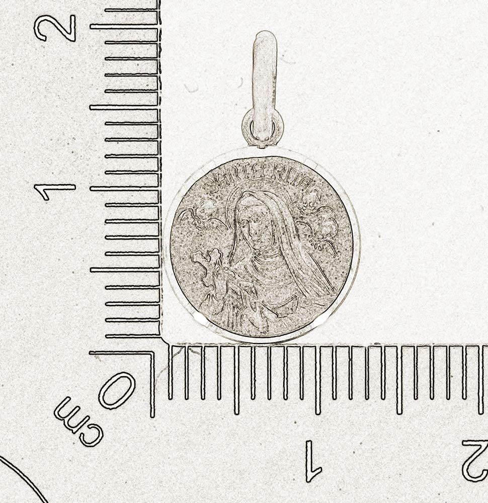 AFP Rita de Cascia, petit Pendentif en argent 925