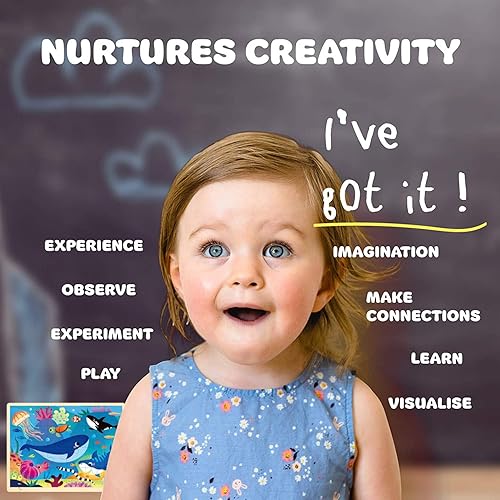 Miniatura 7 de Rompecabezas de 24 piezas para niños de 3 a 5 años, piezas de rompecabezas de forma única, animales oceánicos, rompecabezas de madera para niños de