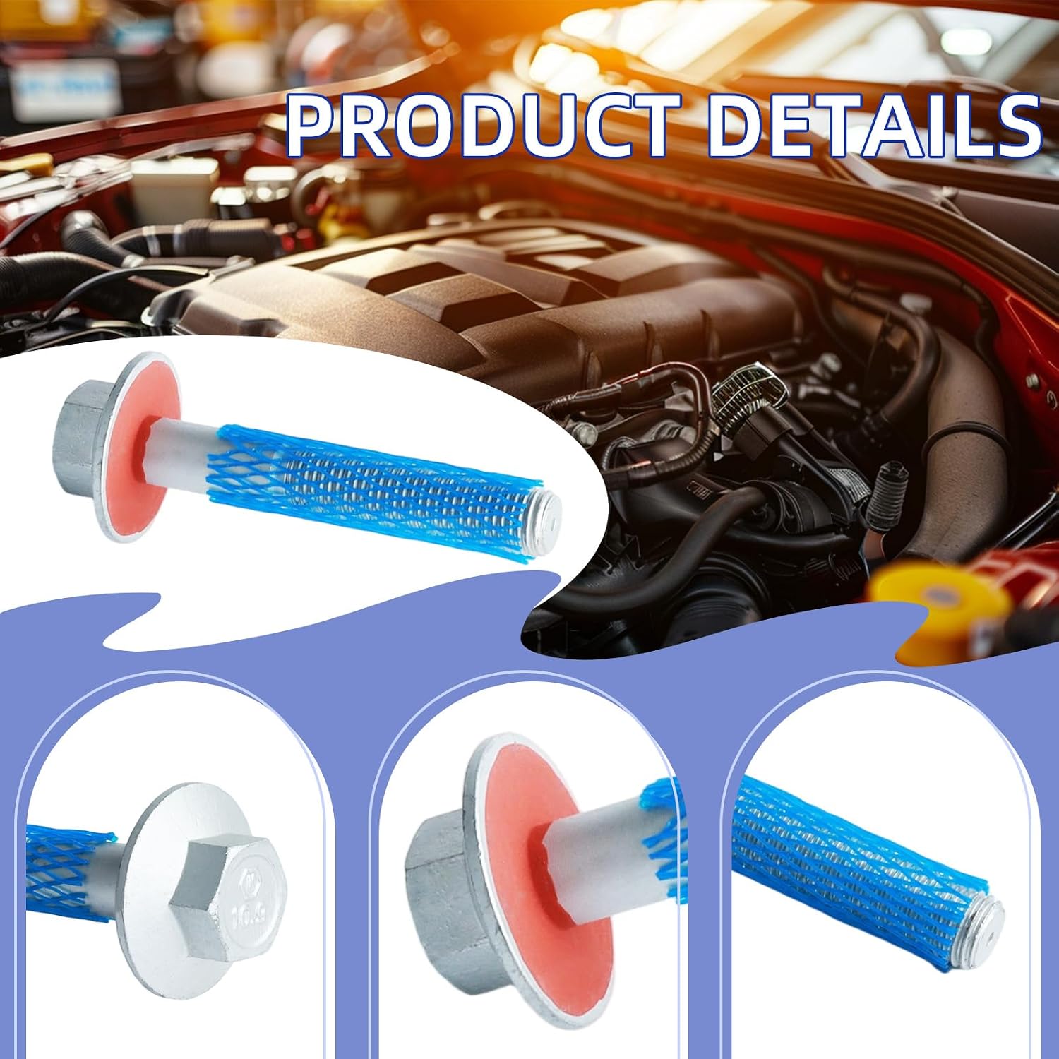 12557840 Harmonic Balancer Bolt 10.9 Grade Performance Upgrade for GM LS Engines (LS1/LS2/LS3/LS6/LQ4/LQ9) 4.8L 5.3L 6.0L 6.2L - Replaces 917-139, Excludes LS7/LS9