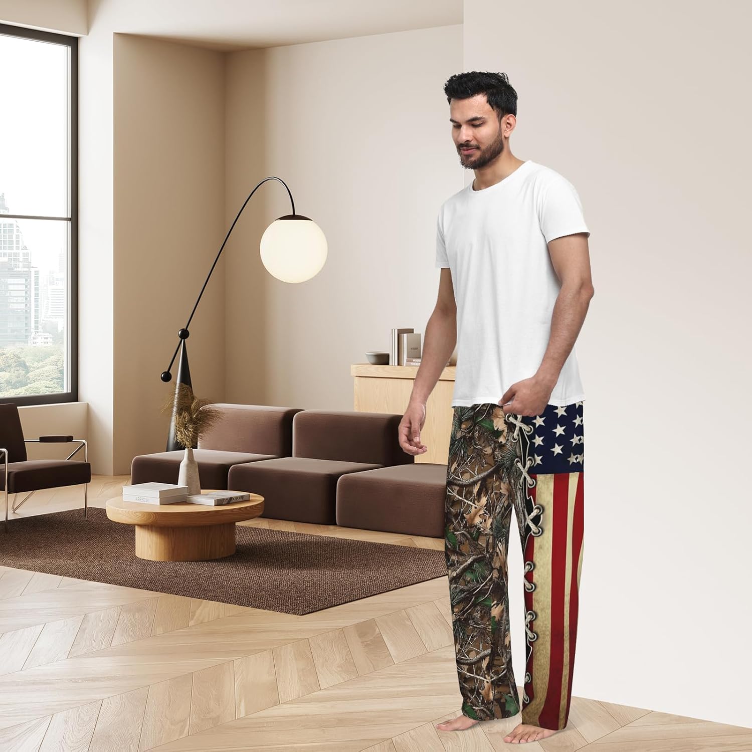 Men Pajama Pants Funny Mens Pajama Bottoms Ultra Comfy Sleep Pants For Men With Pockets Drawstring - Image 5