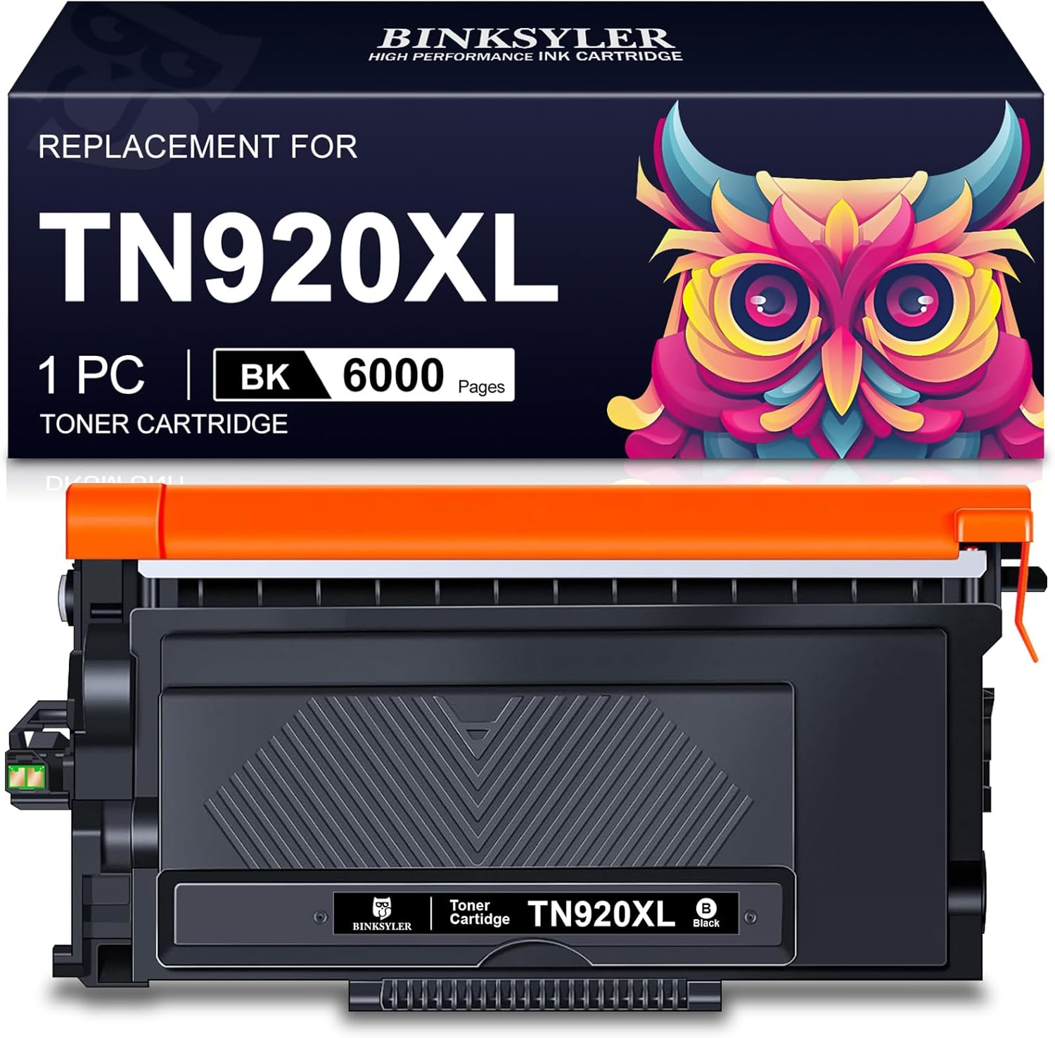 TN920XL TN920 Toner Cartridges High Yield Compatible for Brother TN 920 TN-920 TN920XXL Use for HL-L6210DW HL-L6210DWT MFC-L5915DW MFC-L5210DW Printer (1x Black, with Chip)