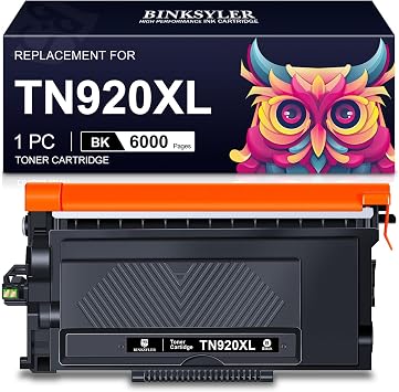 TN920XL Toner Cartridge for Brother TN920 TN920XXL 1-Pack, w/i Smart Chip | High Yield Work for Brother HL-L6210DW HL-L6210DWT HL-L5210DN HL-L5210DW HL-L5210DWT HL-L6310DW MFC-L6810DW Laser Printer