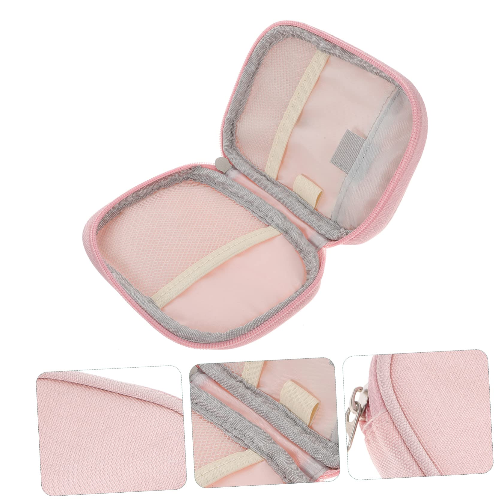 Anneome Mini Medicine Storage Bag Portable First Aid Pouch for Travel Compact and Lightweight Medical Supply Organizer for Camping Hiking and Everyday Use Stylish Design