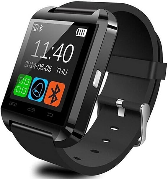 Uwatch U8 Smartwatch Bluetooth Smart Watch Fit per Samsung Galaxy S4/S5/S6/S7  Edge, Note 3/4/5 HTC Nexus Sony LG Huawei smartphone Android : Amazon.it:  Elettronica