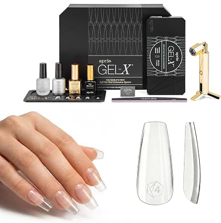 aprés GEL-X 10サイズ500枚×3箱 Amazon.com: Aprés Nail GEL-X Kit Professional Starter Kit |Premium