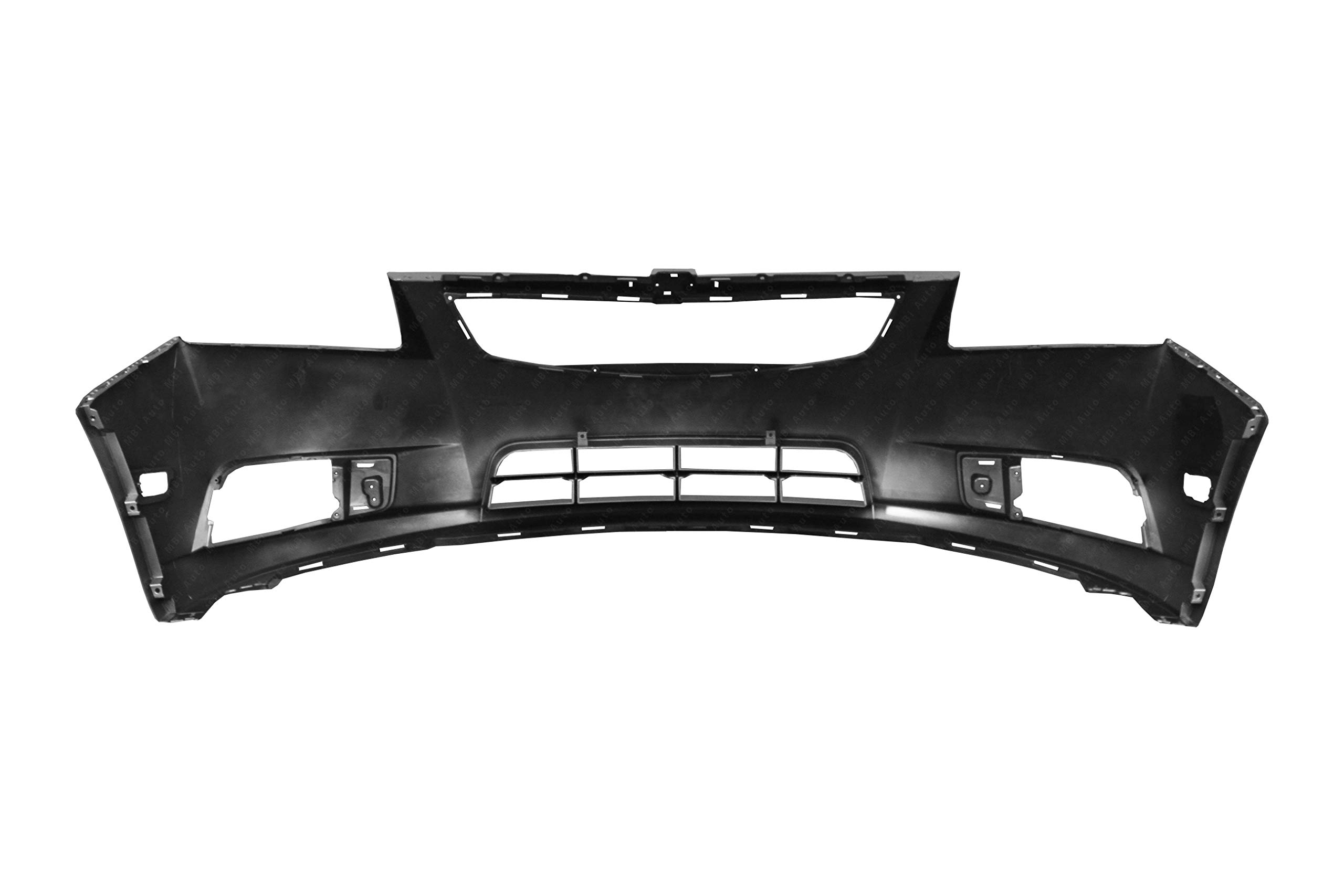 BUMPERS THAT DELIVER - Painted WA636R Switchblade Silver, Front Bumper Cover Fascia Compatible with 2011-2014 Chevy Cruze LS LT LTZ ECO 11-14, GM1000924