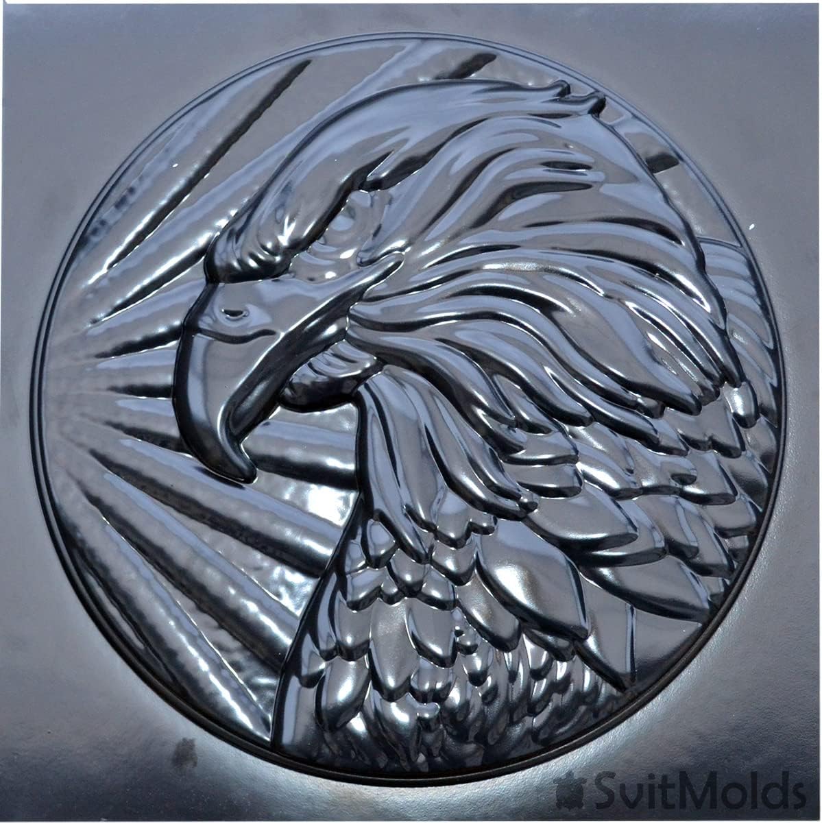 SvitMolds Concrete Molds DIY Eagle Stone Outdoor Garden Sculpture Bald Eagles National Symbol on National American Eagle S70