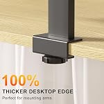WALKINGDESK 48x24 Inches Whole Piece Electric Standing Desk, Seamless One Piece Height Adjustable Sit to Stand up Desk for Home Office, Ergonomic Computer Workstation, Oak