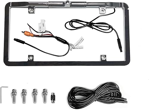 Miniatura 4 de BOYO VISION VTL375TJ - Cámara de respaldo de matrícula de marco completo ultradelgada con líneas de estacionamiento activas (negro)