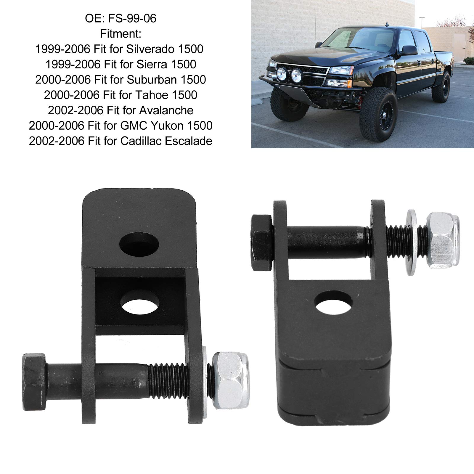 Prolongateur D'amortisseur Avant Prolongateur D'amortisseur De Levage De Nivellement Avant De Voiture FS 99 06 Extension De Suspension D'amortisseur Avant Ascenseur De Nivellement