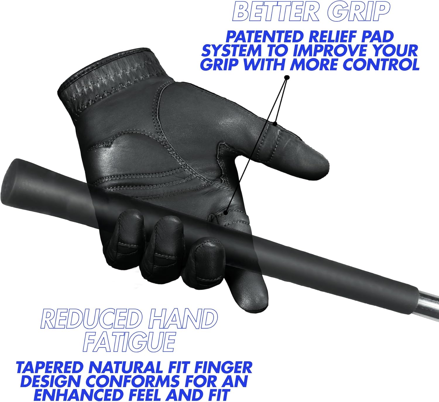 Bionic Men's StableGrip 2.0 Golf Glove Made from Premium Cabretta Leather