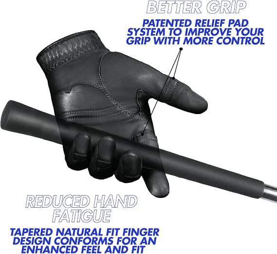 Bionic Men's StableGrip 2.0 Golf Glove Made from Premium Cabretta Leather