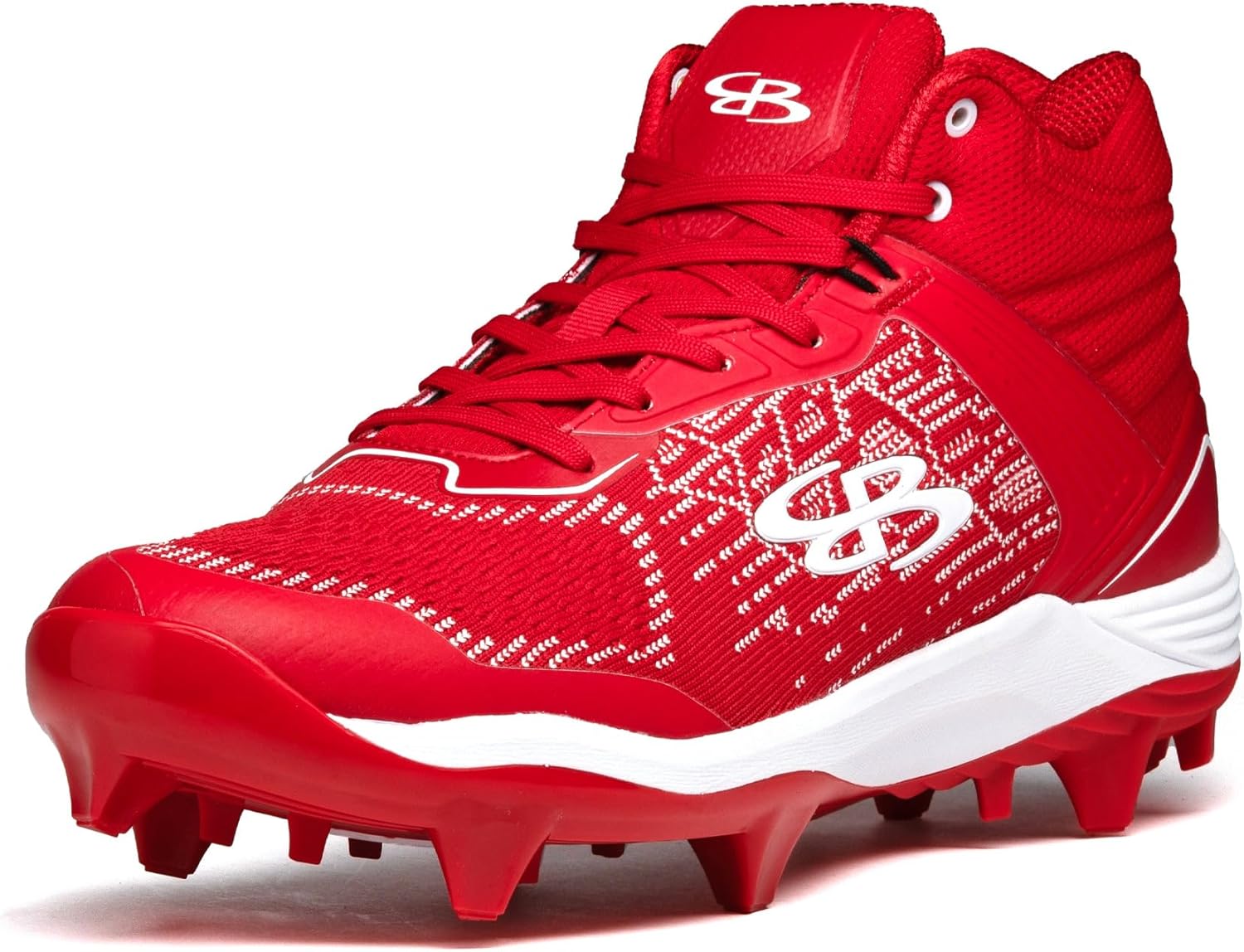 Boombah Viper Pureknit Men's Molded Mid Cleat - Status - Multiple Color Options - Multiple Sizes