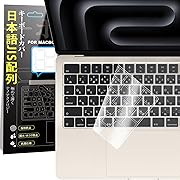 Macbook Air 13/15(2026)/Pro 14/16(2026)/Neo(2026) 專用 キーボードカバー 日本語JIS配列 対応(2021-2026) M5/M4/M3/M2 型番 A3449/A3448/A3426/A3427/A3428/A3429/A3404/A3434/A3240/A3241/A3113/A3114/A2681 極薄 透明 マックブック プロ/エアー