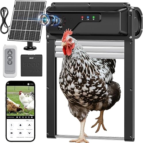 MASTERFUN Wi-Fi Solar Camera Door