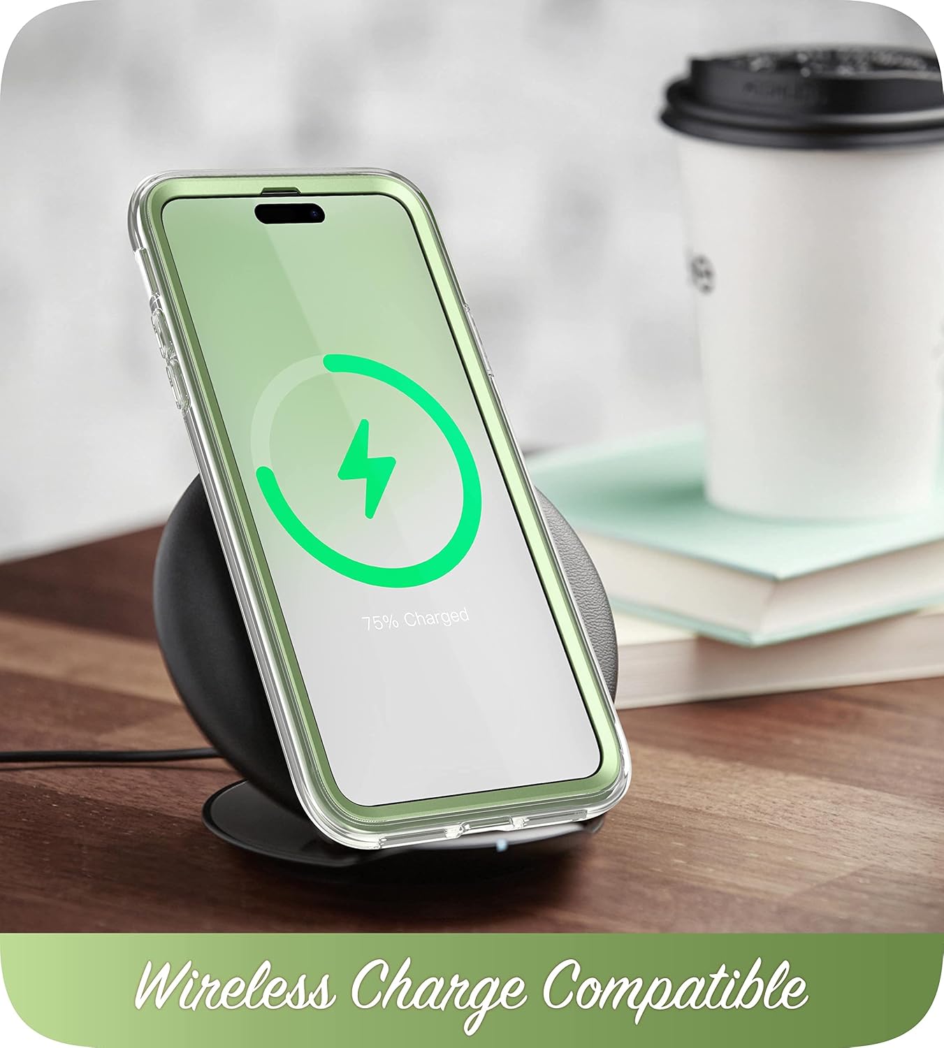 i-Blason Cosmo Series for iPhone 14 Pro Max Case 6.7 inch (2022), Slim Full-Body Stylish Protective Case with Built-in Screen Protector (Mintfly)