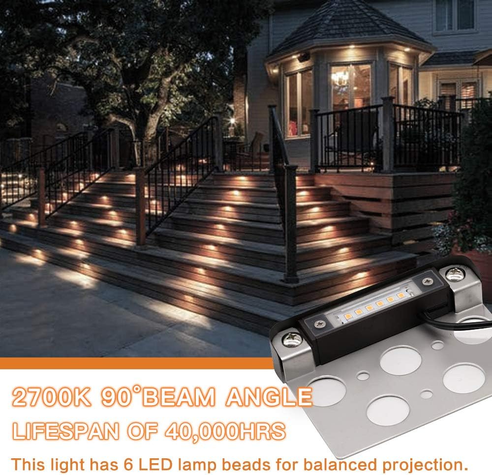 Holiday Deals 🛒 Tsiun 4 Inch LED Hardscape Paver Light, 1.2W 2700K LED Light Source, Outdoor IP65 Waterproof, Clear Lens Garden Pathway Light, Outdoor Step Light, Pack of 4 Up To 40% OFF Tsiun 4 Inch LED Hardscape Paver Light, 1.2W 2700K LED Light Source, Outdoor IP65 Waterproof, Clear Lens Garden Pathway Light, Outdoor Step Light, Pack of 4