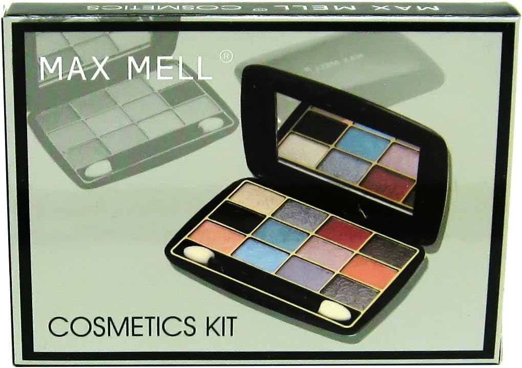 Max Mell 12 Color Pearlized Eyeshadow Palette