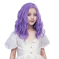 Vista 28 de Peluca rubia para niños, peluca ondulada corta y rizada para niñas, pelucas rubias doradas, pelucas de corte Bob rubio con raya lateral