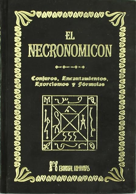 Portada de El Necronomicon: Conjuros Encantamientos Exorcismos y Formulas