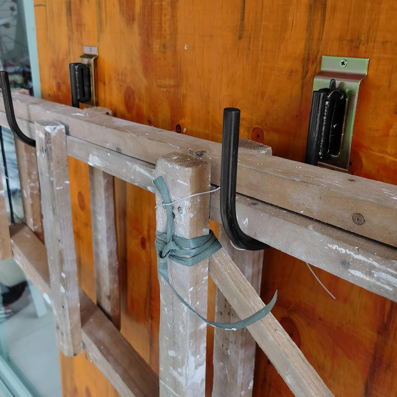 Set of Easy Install Trailer J Fasteners Highlighting Spring Mechanism for Quick Appendage and Consistent Assist in Cargo Footwear EMAIL Track Cargo Management Structure