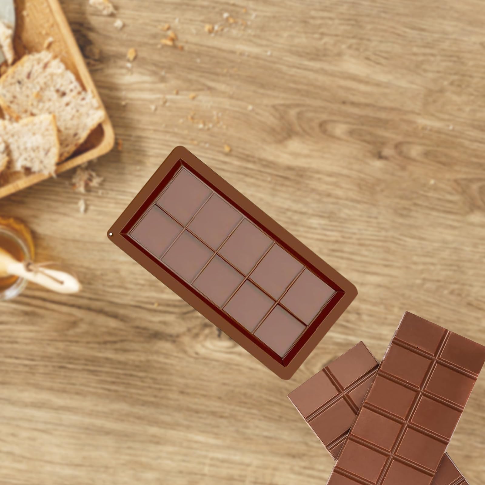 XSHAO® 3 Pezzi Stampo Tavoletta Cioccolato, Stampi Per Cioccolato