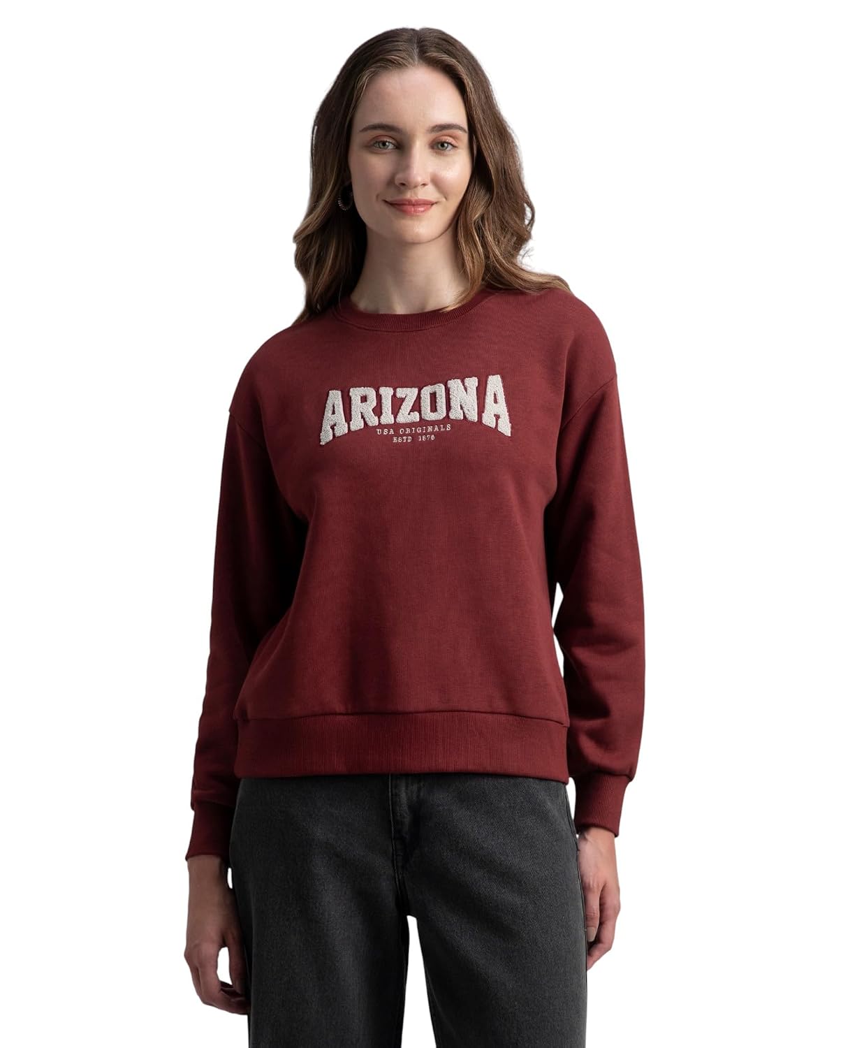 Jockey U113 Women's Super Combed Cotton Rich Fleece Fabric Oversized Printed Sweatshirt with StayWarm Tech - Review, Price and Buying Guide