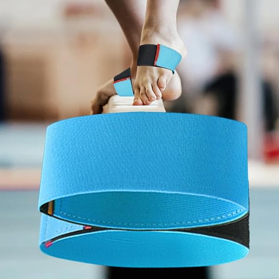 Gymnastics Sticky Toes Elastic Foot Bands, Strong Grip