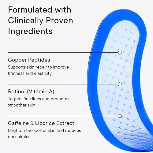 Miniatura 8 de Qure - Parches de microinfusión antiarrugas para líneas de sonrisa, líneas de ceño fruncido, bolsas debajo de los ojos, hinchazón, patas de gallo -