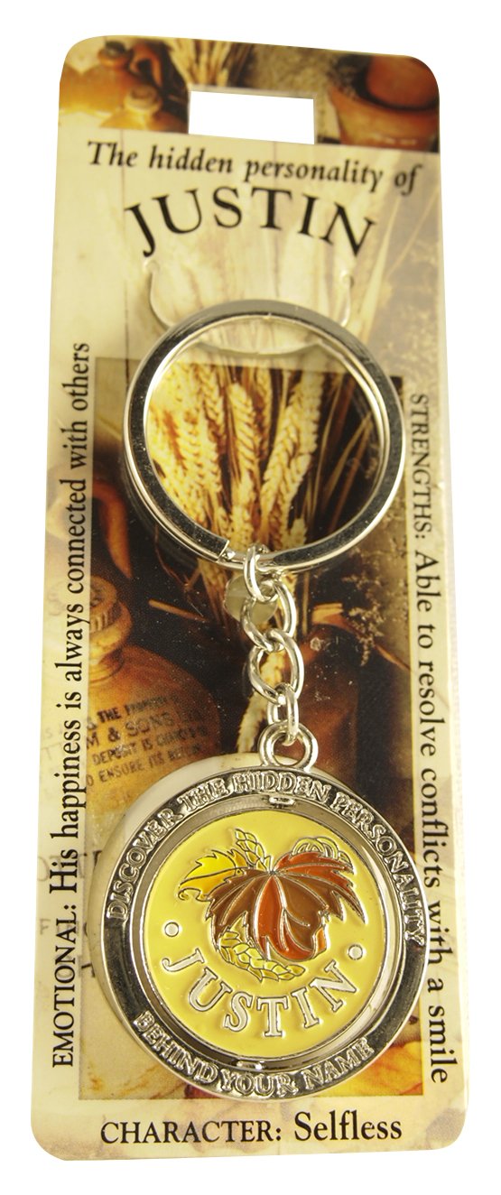 Personality Keyrings JUSTIN Key Chain (01400137) : Amazon.in: Office ...