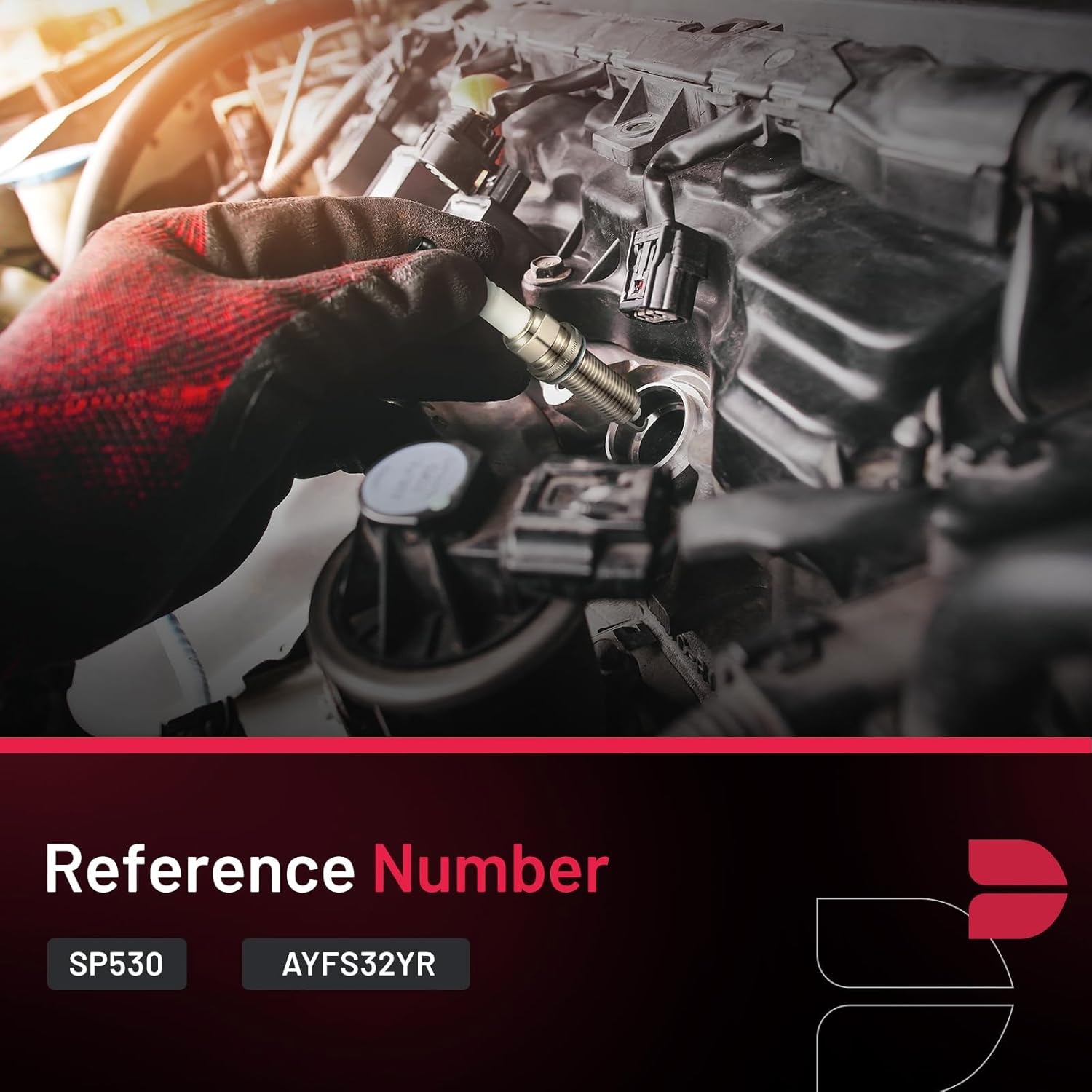 BDFHYK SP530 Iridium Spark Plugs Compatible with Mazda 3 6 for Lincoln MKZ for Mercury Mariner Milan C-Max Escape Fusion Transit Connect 2.0L 2.3L 2.5L L4 Engine Replacement for AYFS32YR, Set of 4