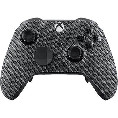 Custom Controllerzz Elite Series 2 Controller Compatible With Xbox One, Xbox Series S and Xbox Series X (Carbon Fiber)