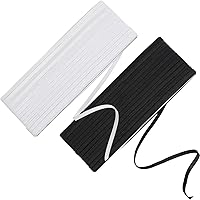 Vista 16 de Shappy Banda elástica para coser de punto (1/2 pulgada x 11 yardas, blanco)