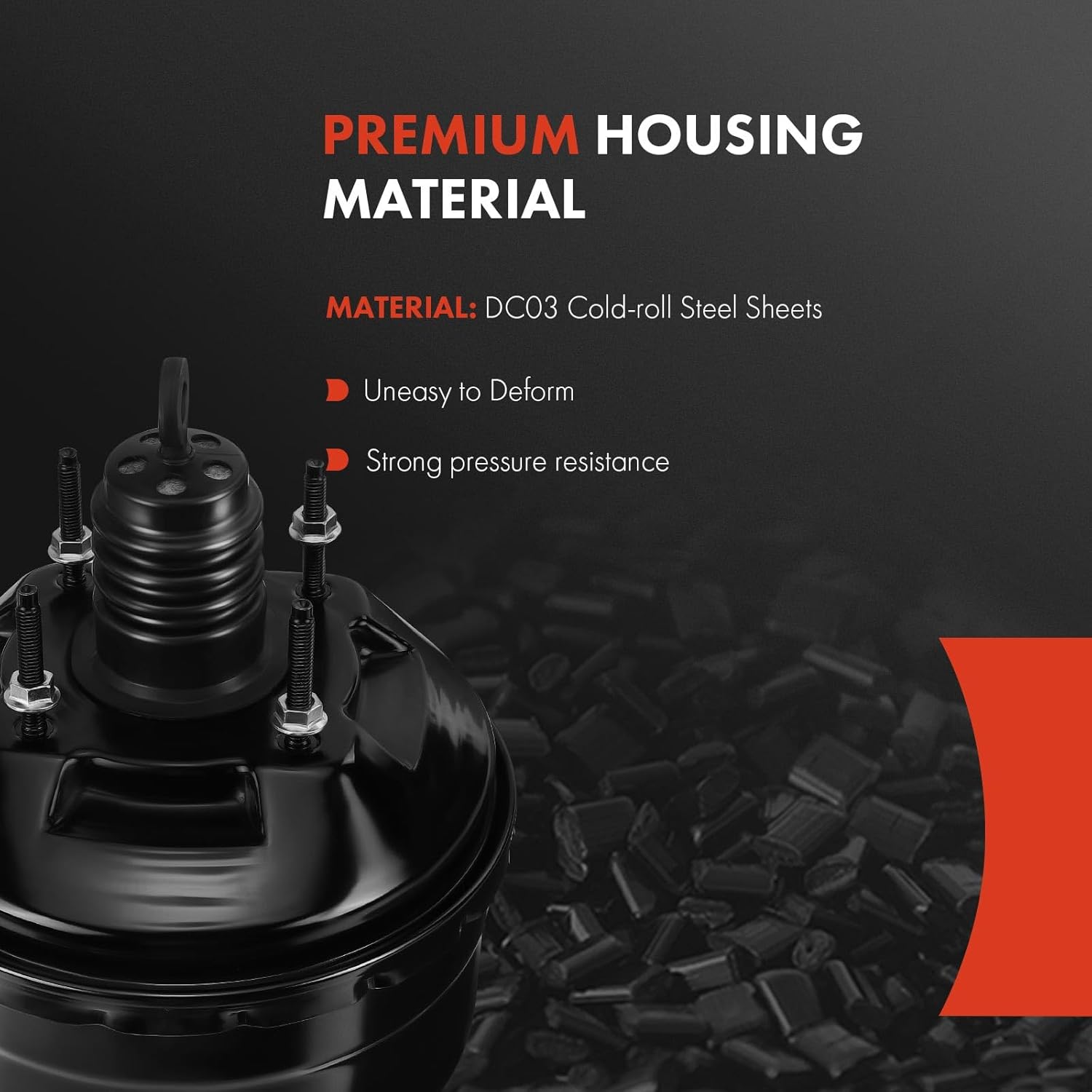 A-Premium Vacuum Power Brake Booster Compatible with Chrysler Town & Country 1983-1988, Daytona 1987-1988 & Dodge Aries 1983-1989, Spirit 1989 & Plymouth Caravelle 1985-1988, Sundance 1987-1988