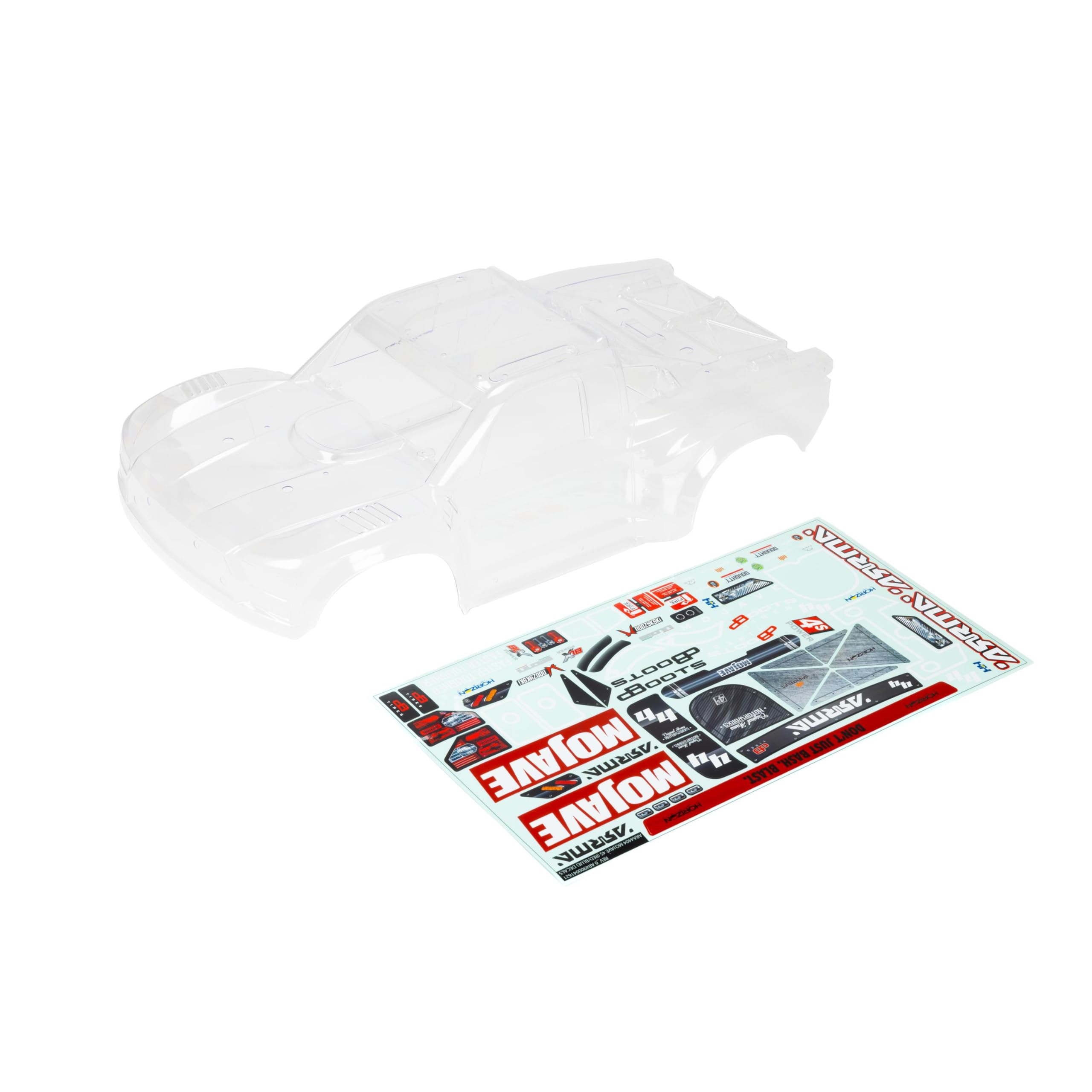 ARRMA Mojave 4S ARA406167 - Corpo con finiture trasparenti (decalcomanie incluse),