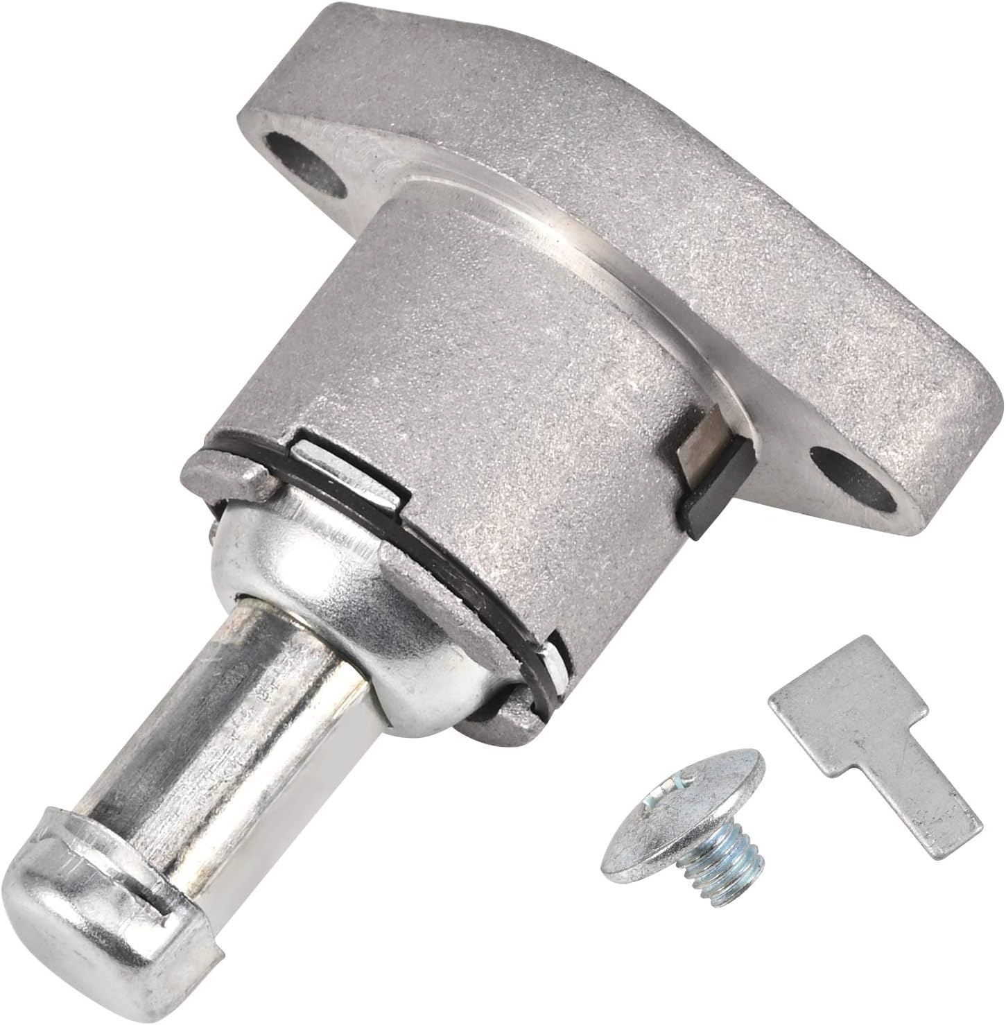 Trkimal Timing Chain Tensioner, Aluminum Silver Scooter Camshaft Timing Chain Tensioner for GY6 Engine Chinese Scooter, Atv and Go Karts (GY6 50/80)
