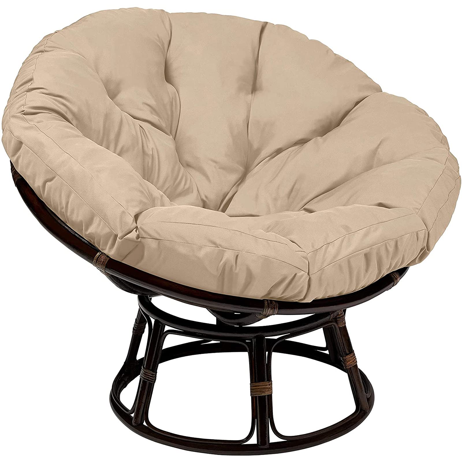 Cojines redondos para silla de columpio impermeables para exterior