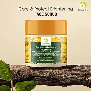 NATURE SPA CARE & PROTECT BRIGHTENING FACE SCRUB