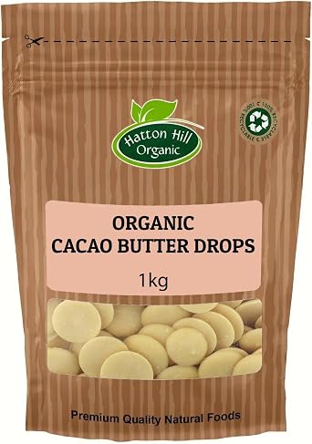 Organic Cacao Butter Drops 1kg by Hatton Hill Organic