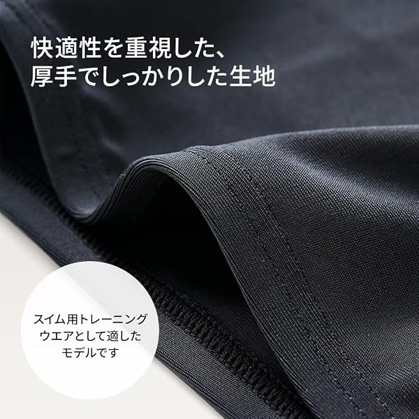Speedo(スピード) 【フィットネス用】メンズ メンズスパッツ インナー付き ぴったりタイプ(レギュラーサイズ・ビッグサイズ) スイムパンツ/スパッツ SD85S63・SD85S63E エクササイズ用水着初心者 UVカット機能 4分丈 - 5