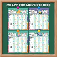 Vista 5 de Reward Chart for Kids – Dinosaur Magnetic Kids Behavior Chart, Pad with 26 Chore Charts, 1920 Star Stickers, 49 Incentive Stickers, Responsibility