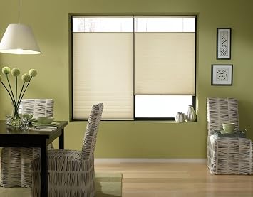 Cordless Top Down Bottom Up Cellular Honeycomb Shades, 41W x 36H, Daylight, Sizes 39-61 Wide