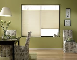 Cordless Top Down Bottom Up Cellular Honeycomb Shades, 71W x 48H, Daylight, Sizes 62-72 Wide