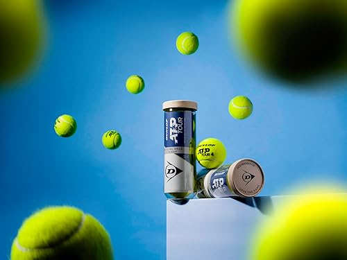 Miniatura 7 de Dunlop Sports ATP Premium - Pelotas de tenis - Estuche de 24 latas (72 pelotas) - Servicio regular y extra resistente