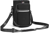 Vista 16 de Bolsa para botella de agua Nuovoware, soporte para botella de agua de 25oz/40oz/64oz, correa de mano ajustable, 2 bolsillos de neopreno, accesorios