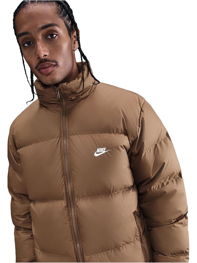 Brown Nike Therma-FIT Club Puffer Jacket 650