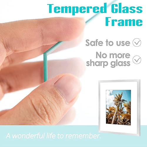 Vista 245 de Frametory, Portarretratos negro de 16 x 20 pulgadas, para fotos de 11 x 14 pulgadas con paspartú, molduras anchas (16 x 20 pulgadas, negro)