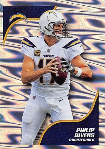 2019 NFL Football Panini Album Sticker #256 Philip Rivers Los Angeles Chargers Foil (2 inches Wide X 2 1/4 Inch Tall Individual Album Sticker)